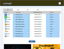 Tablet Screenshot of coinsail.com